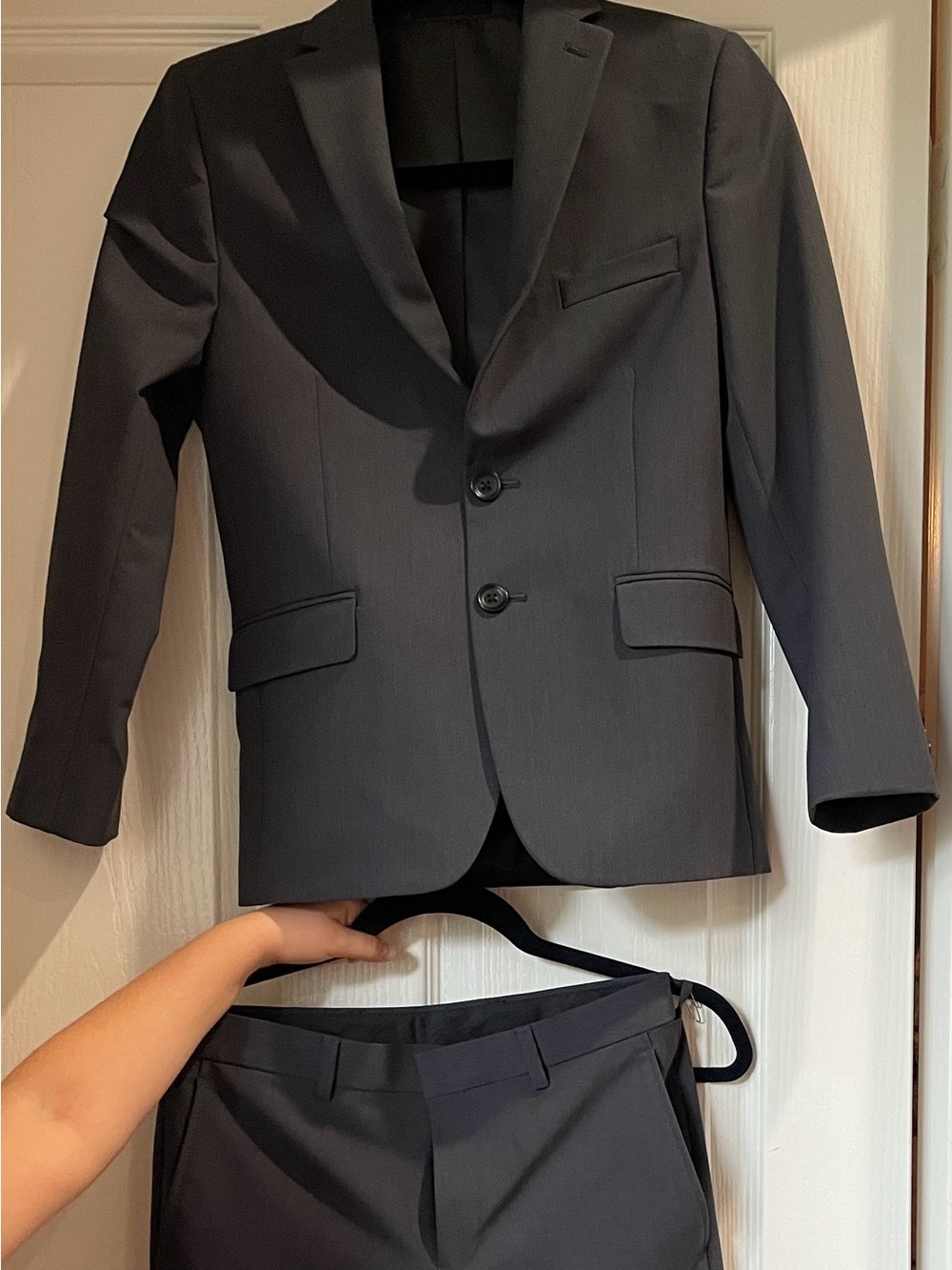 Kenneth Cole Boys Gray suit - 12R